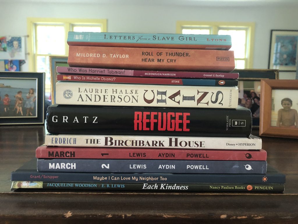 A stack of the books mentioned in this article. 