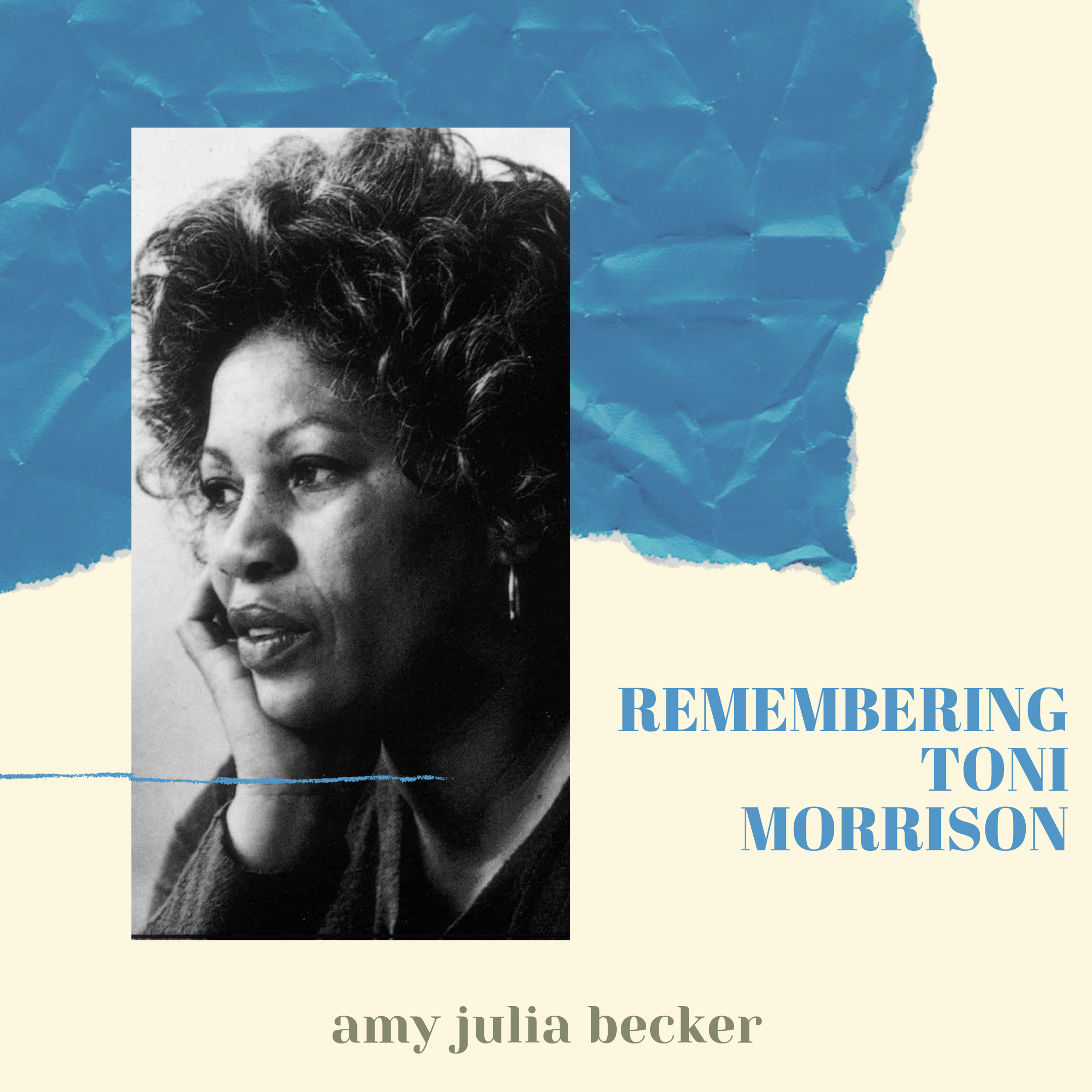 Read more about the article Remembering Toni Morrison