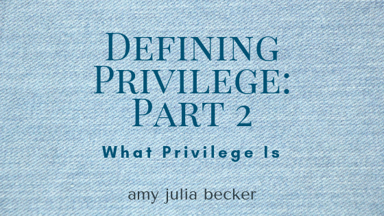 my privilege