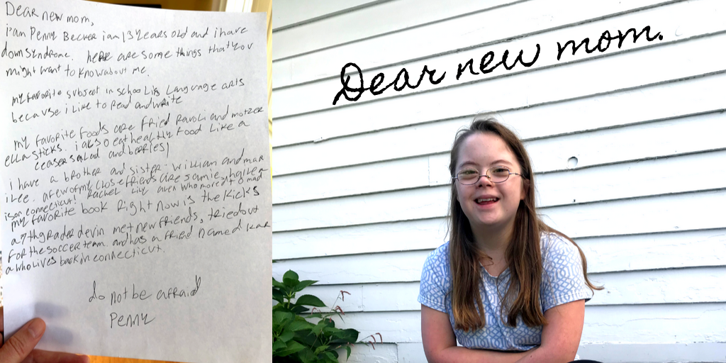 Read more about the article Letter from Penny to a New Mother of a Baby with Down Syndrome