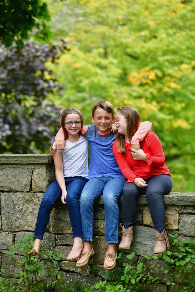 becker kids on wall