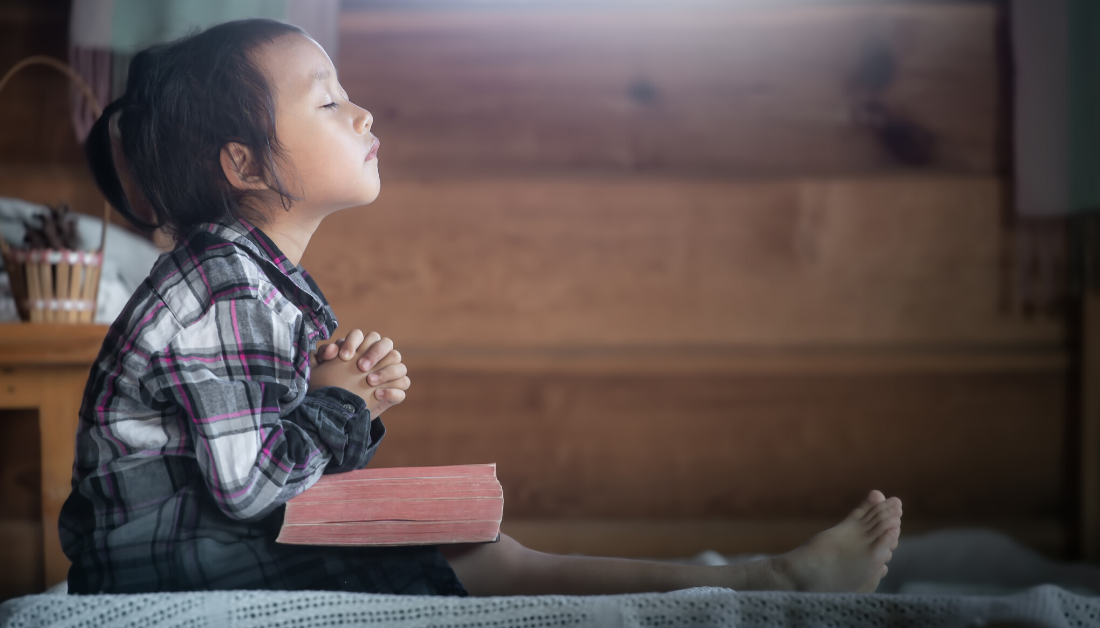 child praying