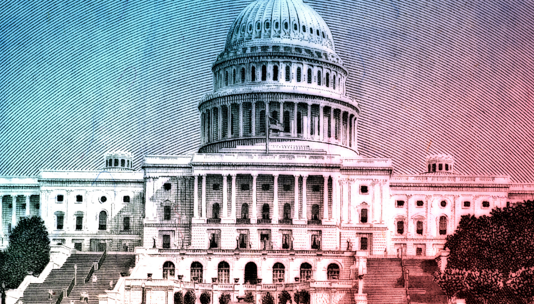 art image of US capitol