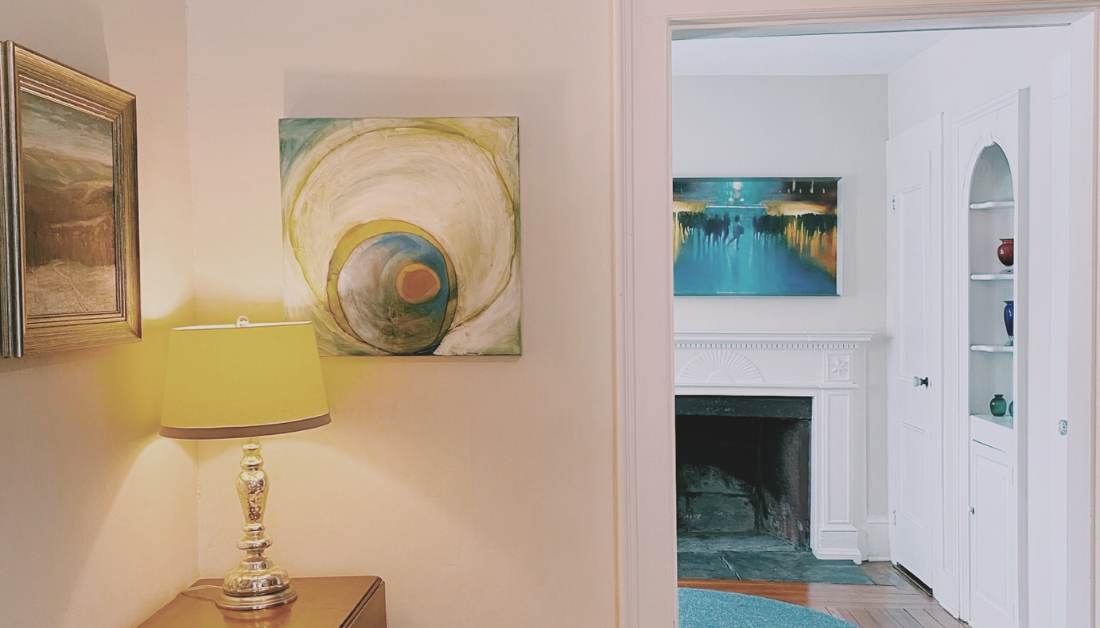 picture inside a house with a welcoming doorway for hospitality