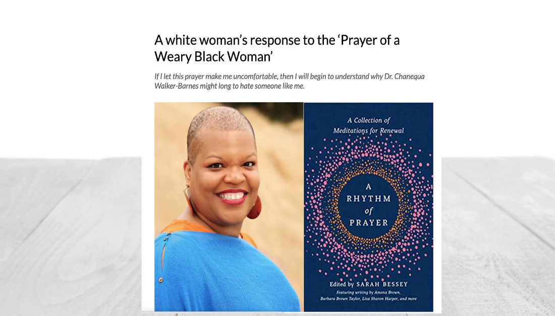 A white woman’s response to the ‘Prayer of a Weary Black Woman’