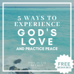 picture of cover of book 5 Ways to Experience God's Love and Practice Peace