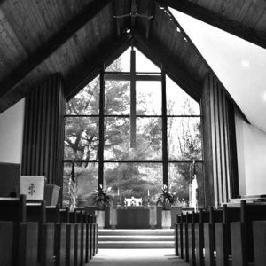 interior sanctuary of Salem Covenant Church