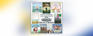 graphic with 9 picture books and memoirs about Down syndrome