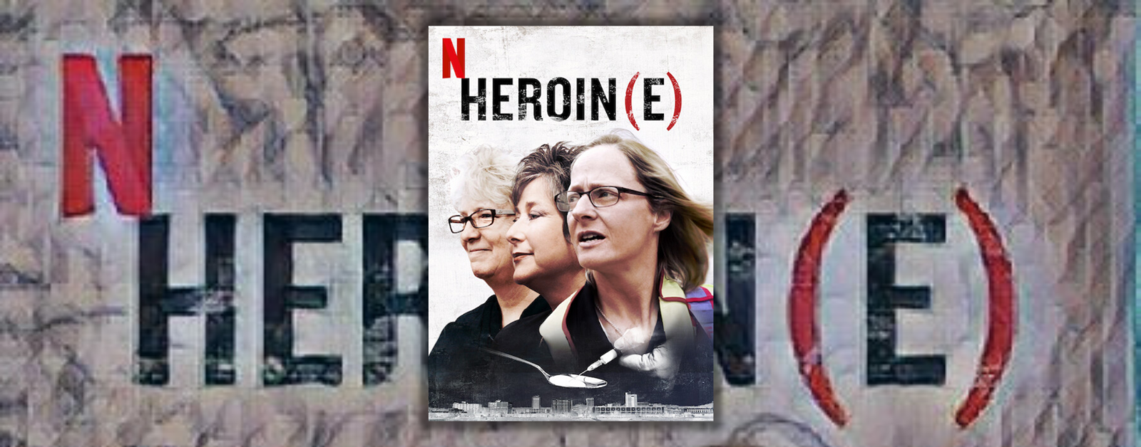 mosaic filter and the cover of the Netflix film Heroin(e)