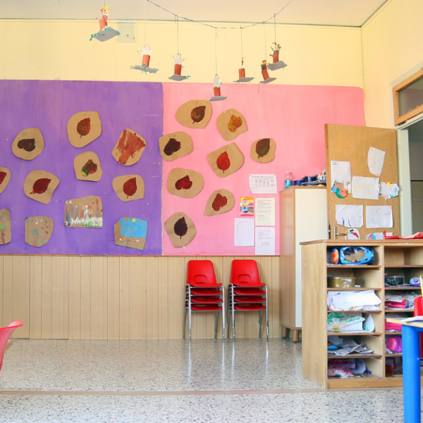 colorful kindergarten classroom