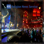 screenshot of Religion News Service cover photo of people singing at Hillsong for the Hillsong was extraordinary. That’s the problem. essay