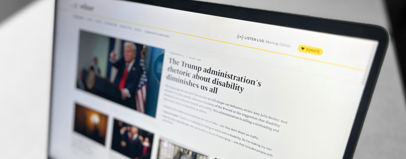 Read more about the article COGNOSCENTI | The Trump administration’s rhetoric about disability diminishes us all