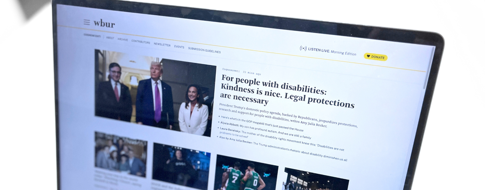 Read more about the article COGNOSCENTI | For people with disabilities: Kindness is nice. Legal protections are necessary