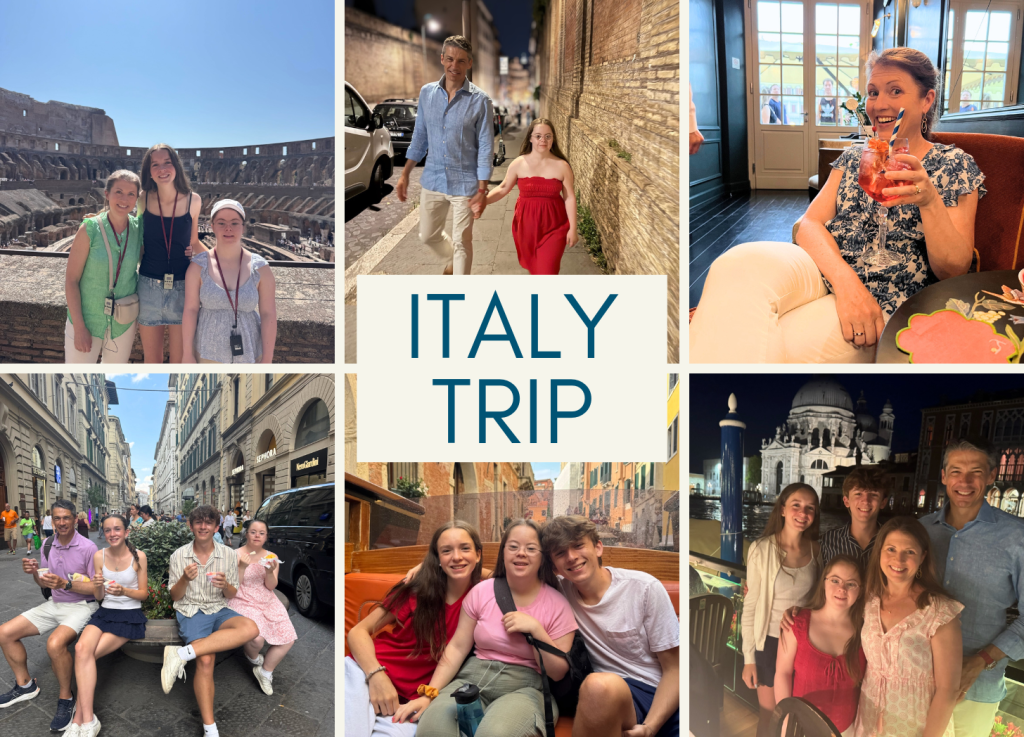 collage of photos from Italy