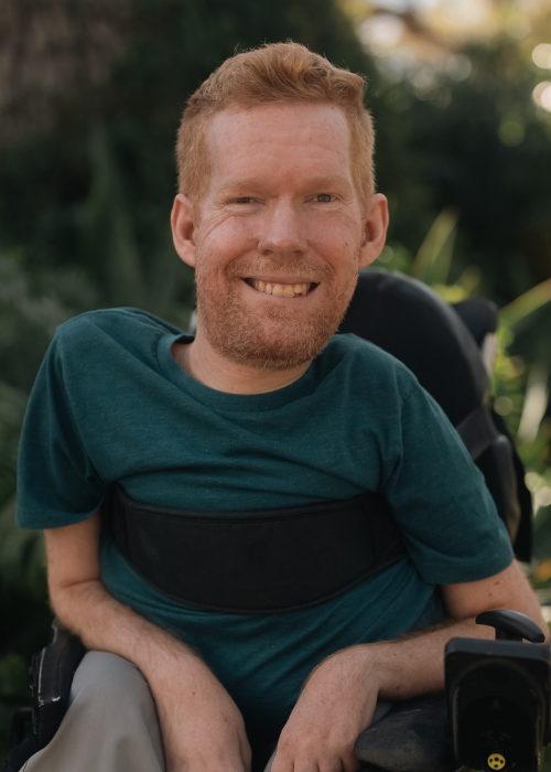 Kevan Chandler poses for an outdoor portrait