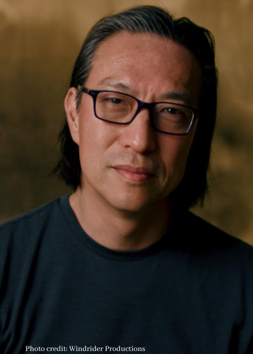 Makoto Fujimura poses for an indoor portrait.