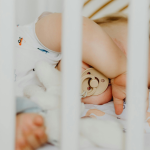 baby in a crib