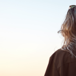 Woman looking at horizon.