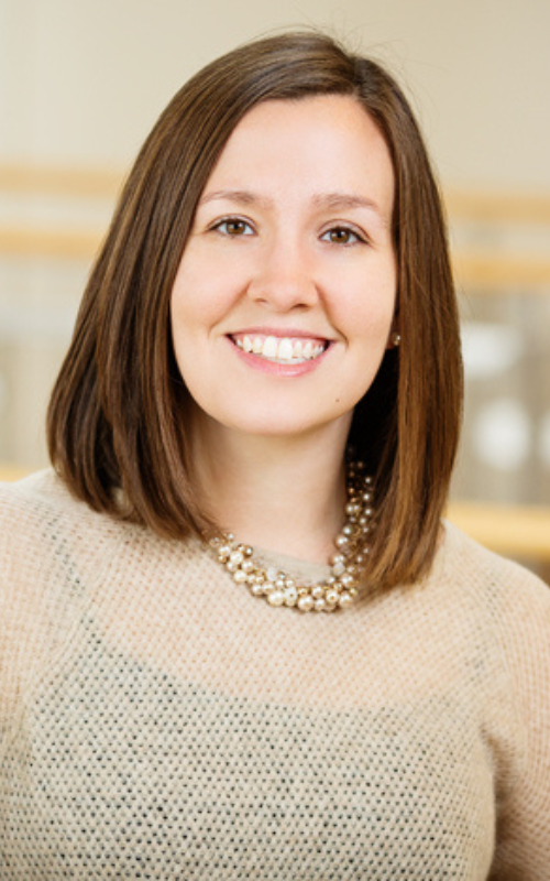 Indoor portrait of Meghan Burke, PhD